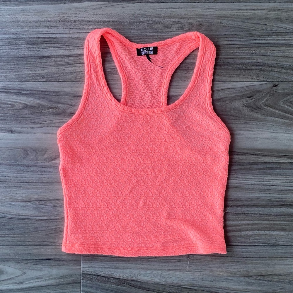 Cropped Smocked Tank Racer Back Summer, Going Out, Vacation - Y2k 2016 Vibes